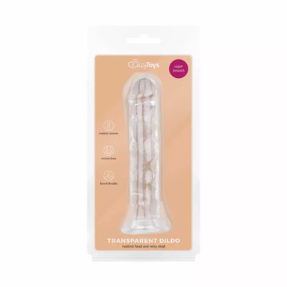 TOYJOY Jelly Series Intymus Prietaisas 14 cm - Minkštas skaidrus modelis