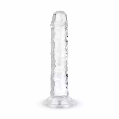 TOYJOY Jelly Series Intymus Prietaisas 14 cm - Minkštas skaidrus modelis