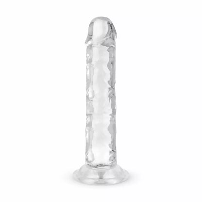 TOYJOY Jelly Series Intymus Prietaisas 14 cm - Minkštas skaidrus modelis