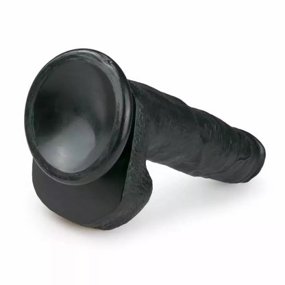 TOYJOY Realistic Model Black 22,5 cm – anatominis silikoninis prietaisas