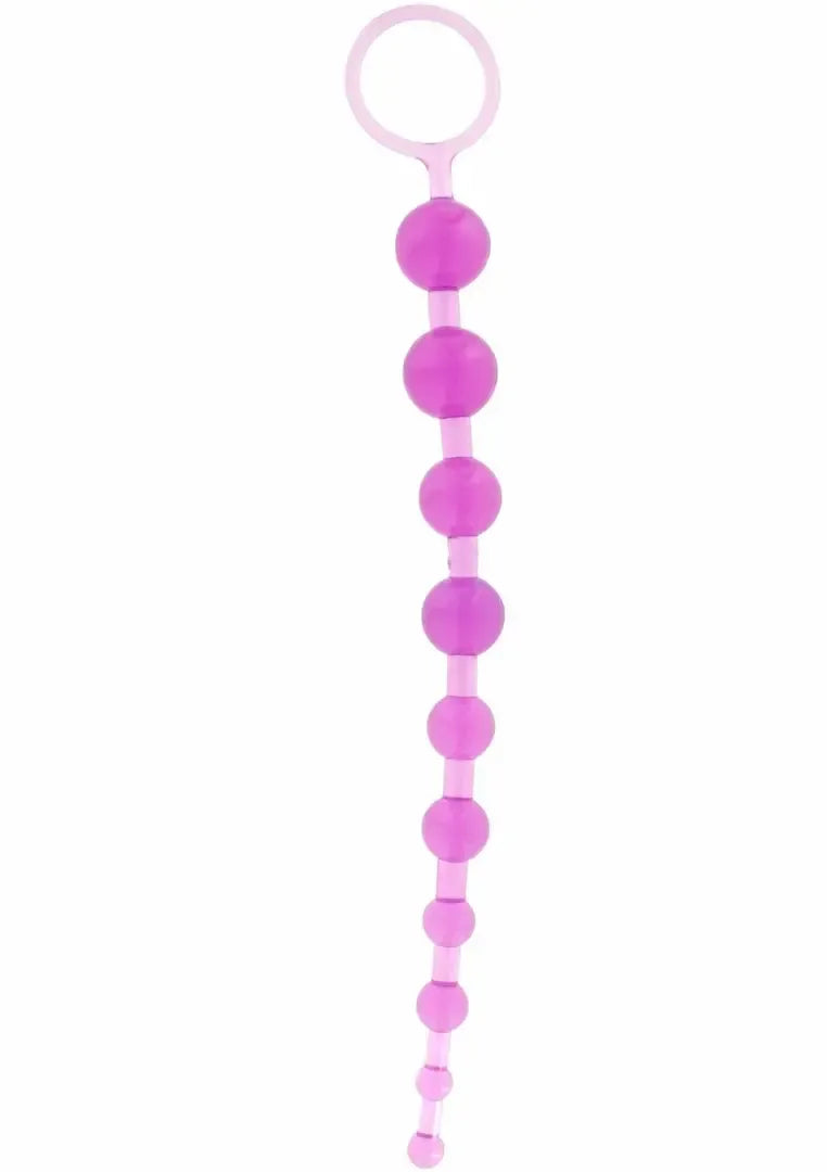 TOYJOY Thai Toy Beads lankstus silikoninis modelis, juodas