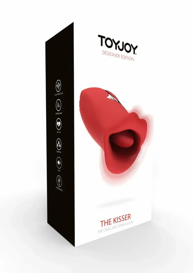 TOYJOY The Kisser Stimulator Designer Edition su vibruojančia kelnaičių juostele