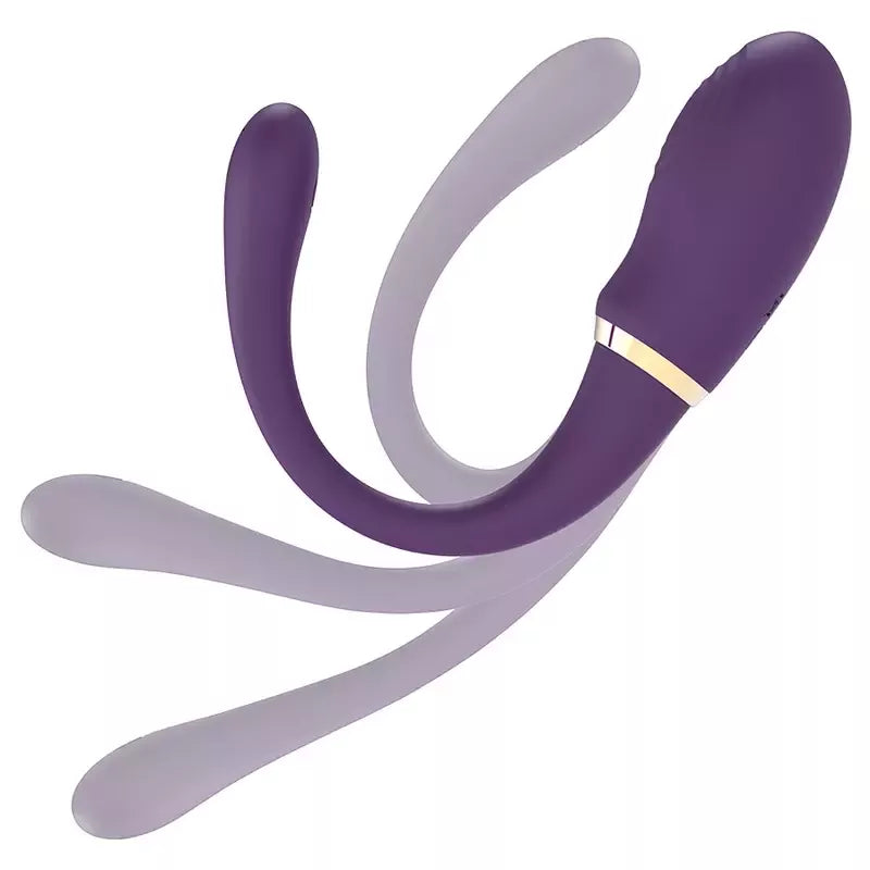 Treasure Merlin dvigubo veikimo vibracinė sistema su nuotolinio valdymo pulteliu, atspari vandeniui, USB