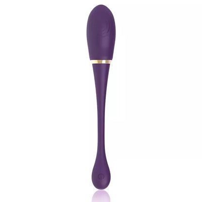 Treasure Merlin dvigubo veikimo vibracinė sistema su nuotolinio valdymo pulteliu, atspari vandeniui, USB
