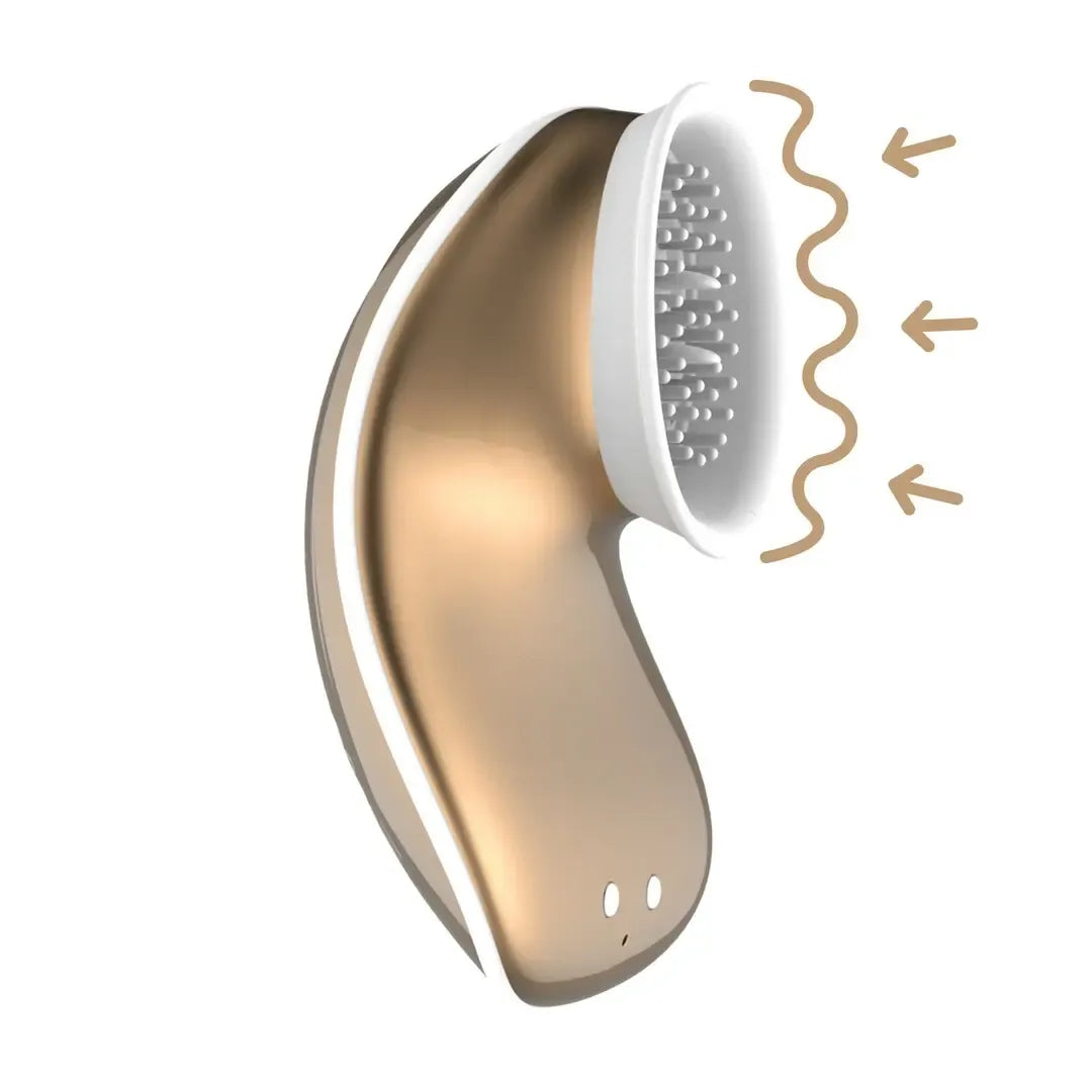 Twitch Handsfree Intimate Machine su siurbimo ir dviguba vibracijos sistema