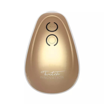 Twitch Handsfree Intimate Machine su siurbimo ir dviguba vibracijos sistema
