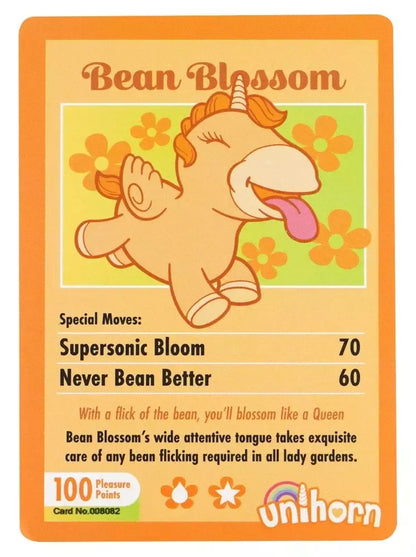 Unihorn Bean Blossom kūno masažuoklis, dvigubas variklis, silikoninis, 9 cm
