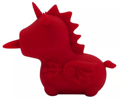 Unihorn Blaze Diablo liežuvio judesių silikoninis intymus prietaisas 9 cm raudonas