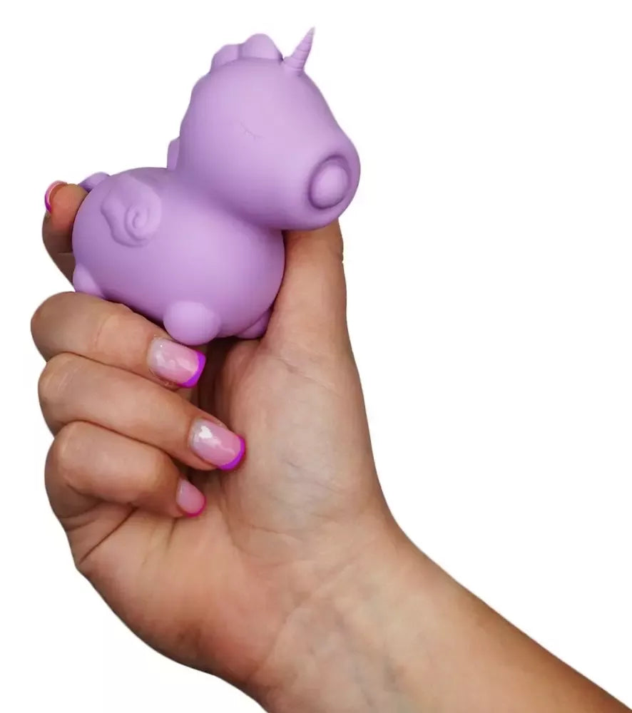 Unihorn Karma Lilac intymus masažuoklis, silikoninis, su dviem varikliais, įkraunamas