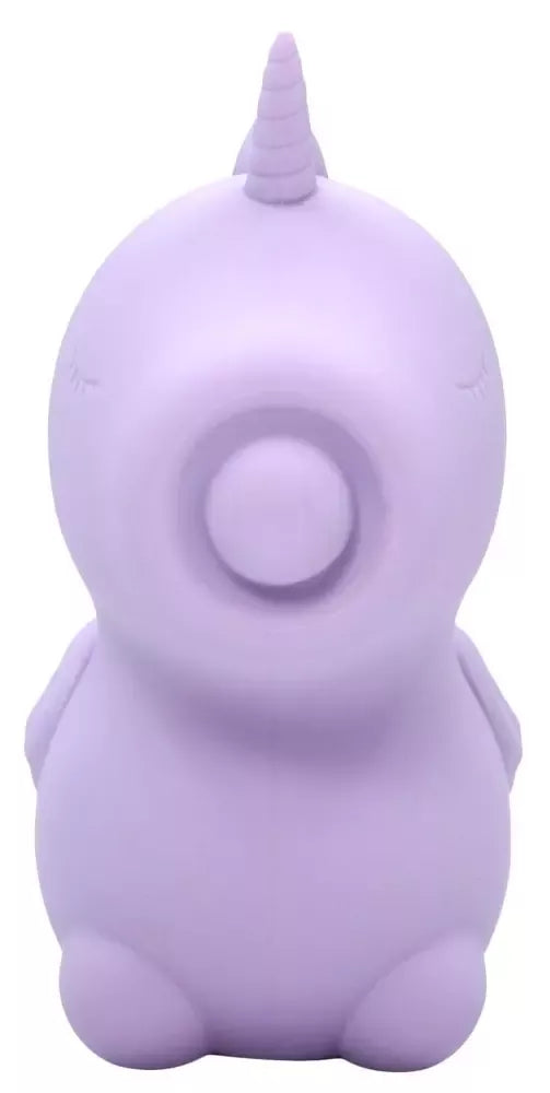 Unihorn Karma Lilac intymus masažuoklis, silikoninis, su dviem varikliais, įkraunamas