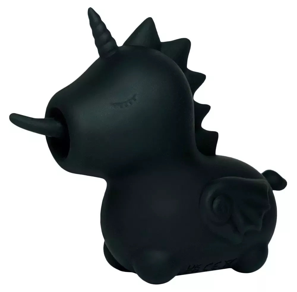 Unihorn Wild Spirit Intimate Machine su besisukančiu silikoniniu liežuvėliu, 9 cm