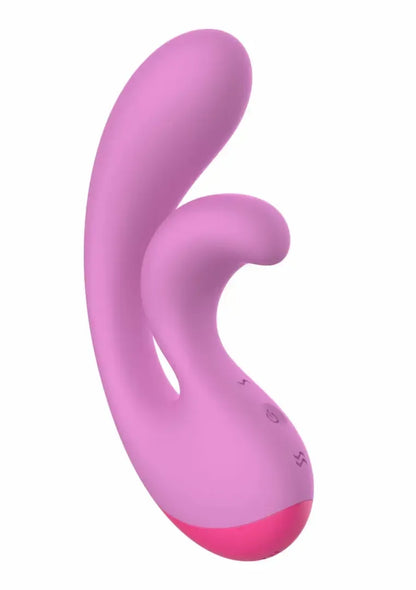 Untamed Rabbit Vibrator dviejų varikliukų, atsparus vandeniui, rožinis, 10 režimų