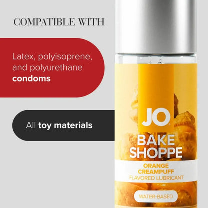 Vandens pagrindo lubrikantas JO Bake Shoppe Orange Creampuff, 60 ml