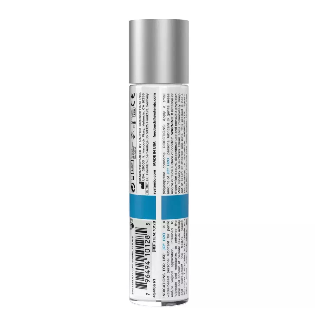 Vandens pagrindo lubrikantas System JO H2O Classic, 30 ml