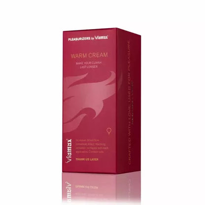 Viamax Warm Cream 50 ml – šildomasis gelis moterims jausmams stiprinti