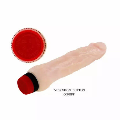 Vibruojantis „Baile Rockin Dong Cyber Skin II“ intymus aparatas, 21,5 cm