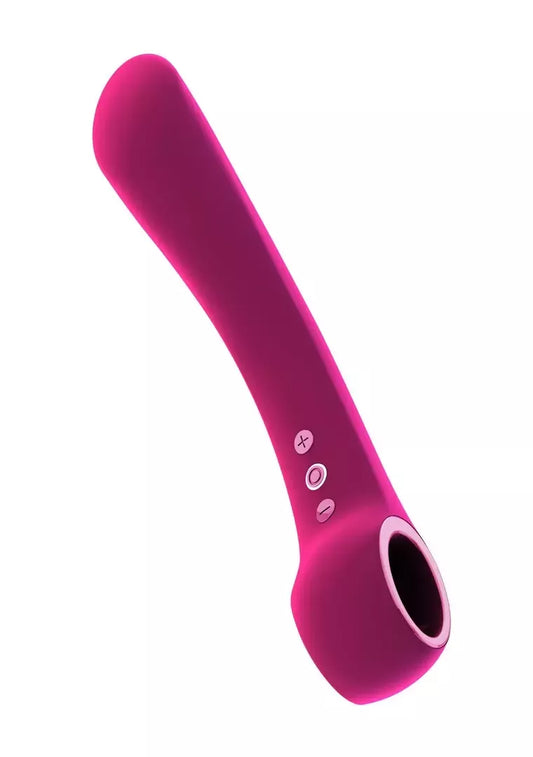 „Vive Ombra“ lankstus vibratorius, rožinis – lankstus, ergonomiškas, atsparus vandeniui