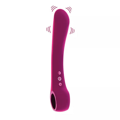 „Vive Ombra“ lankstus vibratorius, rožinis – lankstus, ergonomiškas, atsparus vandeniui