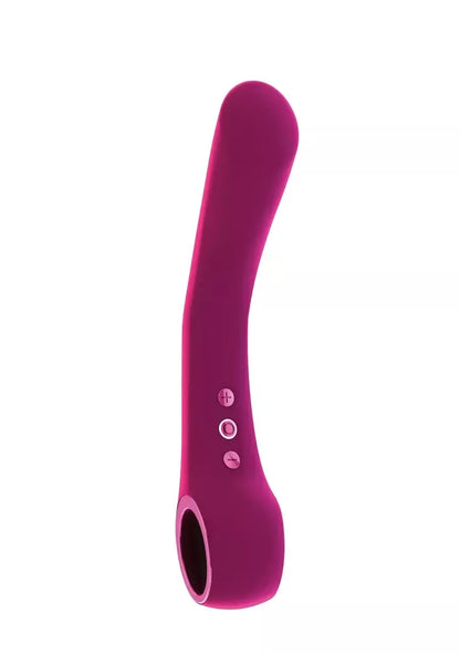 „Vive Ombra“ lankstus vibratorius, rožinis – lankstus, ergonomiškas, atsparus vandeniui