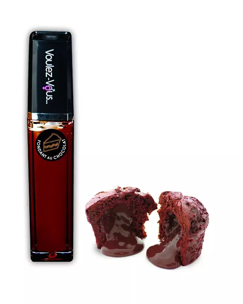 Voulez-Vous Light Gloss šokoladinio fondiu aromato lūpų blizgis su karšto ir šalto pojūčio efektu, 9 ml