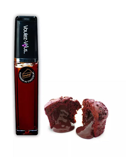 Voulez-Vous Light Gloss šokoladinio fondiu aromato lūpų blizgis su karšto ir šalto pojūčio efektu, 9 ml