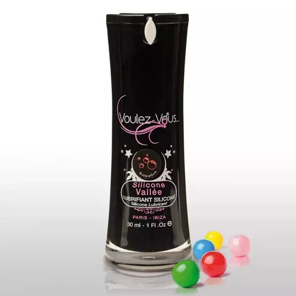 Voulez-Vous silikoninis lubrikantas su kramtomosios gumos aromatu, 30 ml – ilgalaikio poveikio formulė
