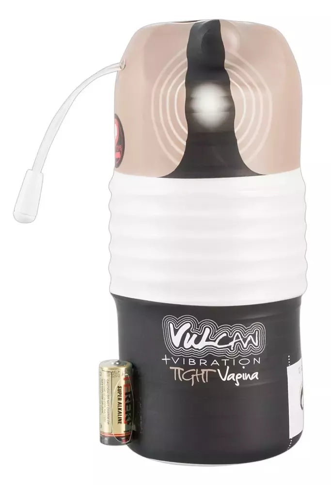 Vulcan Intimate Machine Vibrating Tight Model 15 cm, juoda/smėlio