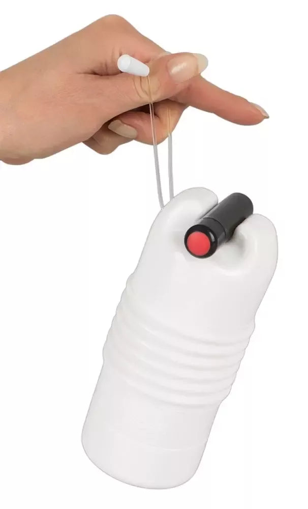 Vulcan Intimate Machine Vibrating Tight Model 15 cm, juoda/smėlio