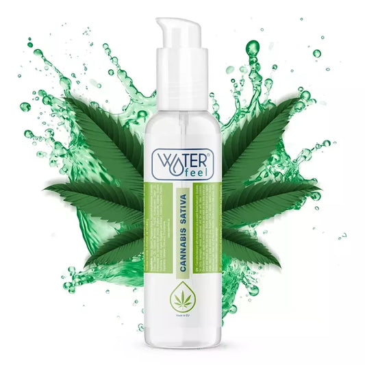 WATERFEEL vandens pagrindo lubrikantas Cannabis Aroma 150 ml – kanapių sėklų aliejaus formulė