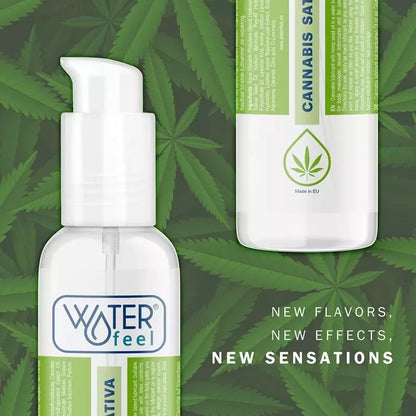 WATERFEEL vandens pagrindo lubrikantas Cannabis Aroma 150 ml – kanapių sėklų aliejaus formulė