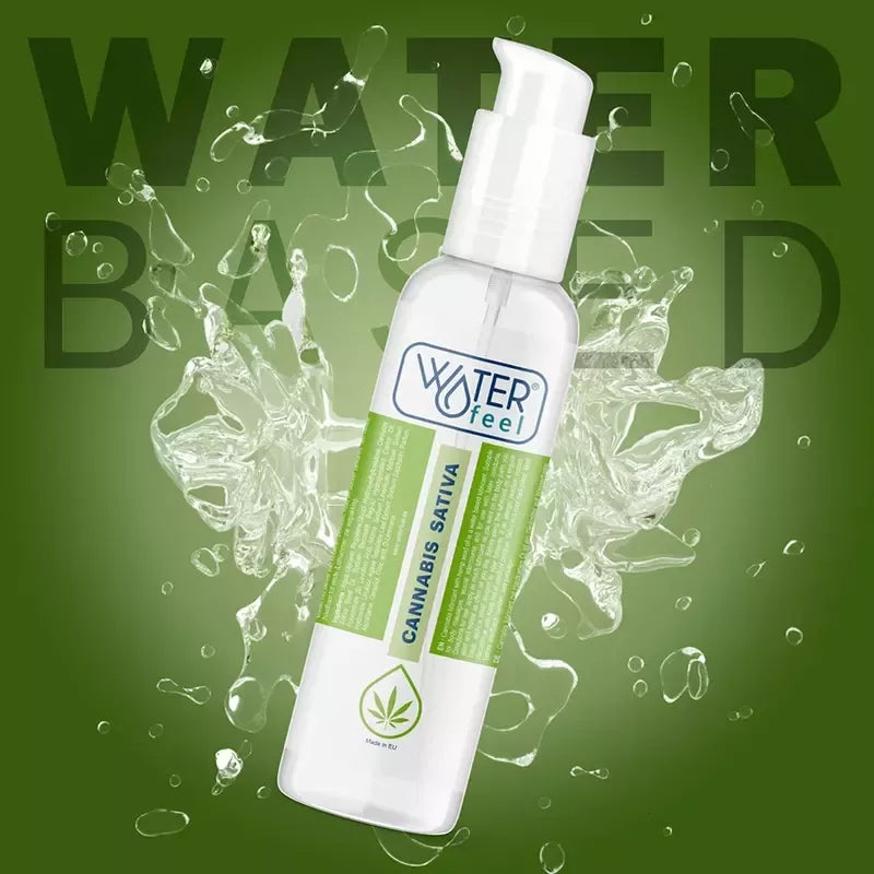 WATERFEEL vandens pagrindo lubrikantas Cannabis Aroma 150 ml – kanapių sėklų aliejaus formulė