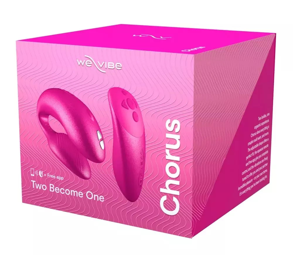 We-Vibe Chorus Cosmic Pink lankstus dviejų variklių intymus įrenginys