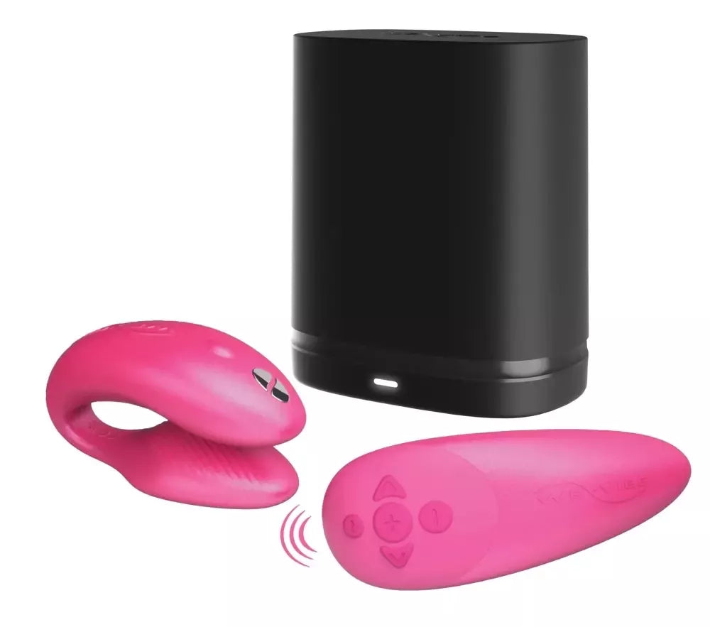 We-Vibe Chorus Cosmic Pink lankstus dviejų variklių intymus įrenginys