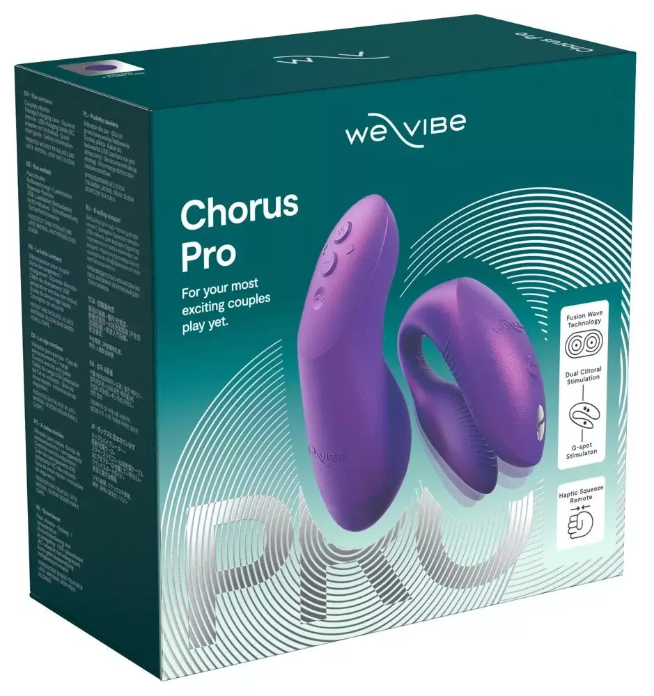 WE-VIBE Chorus Pro lankstus poroms skirtas prietaisas „Cosmic Purple“, 3 varikliai, valdymas programėle