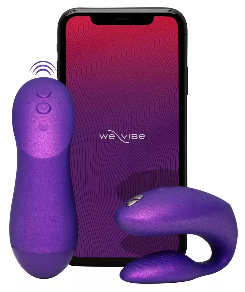 WE-VIBE Chorus Pro lankstus poroms skirtas prietaisas „Cosmic Purple“, 3 varikliai, valdymas programėle