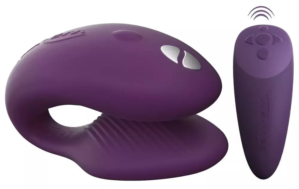 We-Vibe Chorus Purple – lankstus dviejų variklių intymus prietaisas su nuotolinio valdymo pulteliu