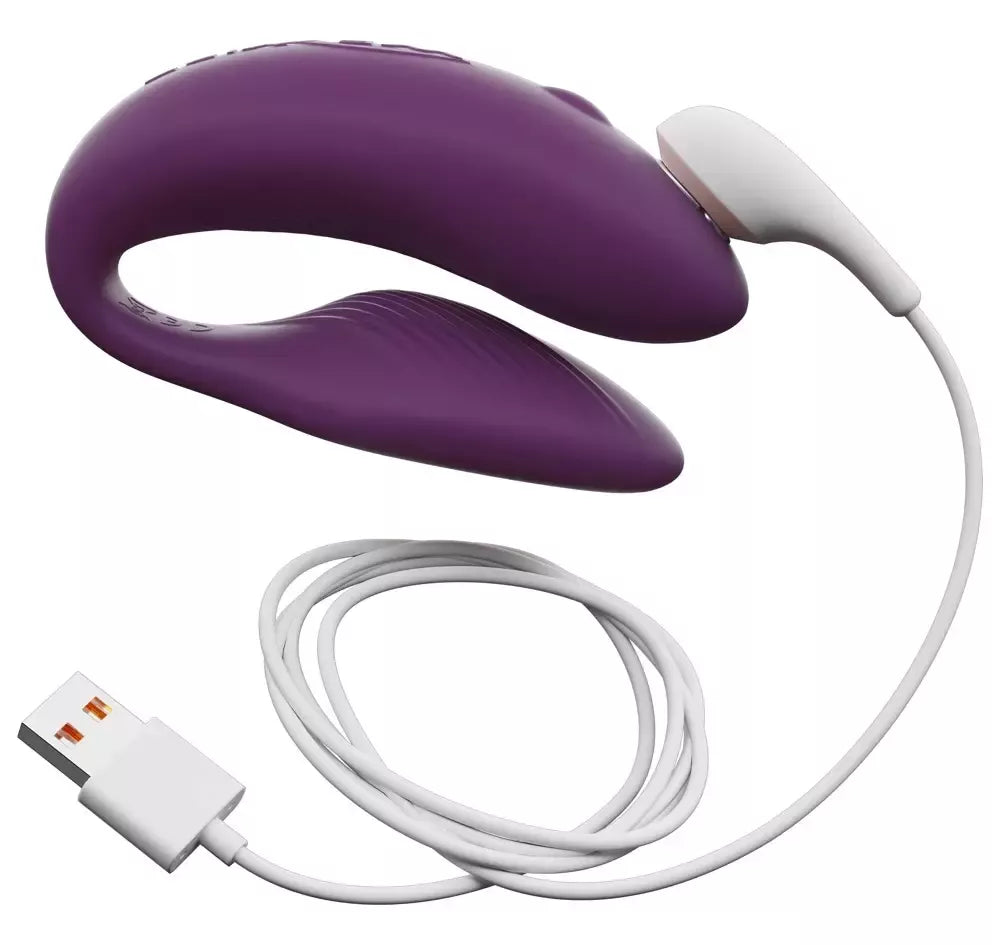 We-Vibe Chorus Purple – lankstus dviejų variklių intymus prietaisas su nuotolinio valdymo pulteliu