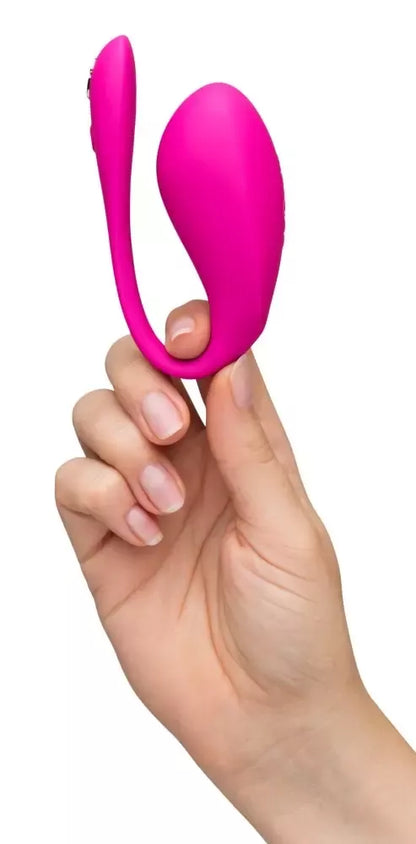 We-Vibe Jive 2 išmanusis nešiojamas vibratorius – mėlynas, valdomas pulteliu ir programėle