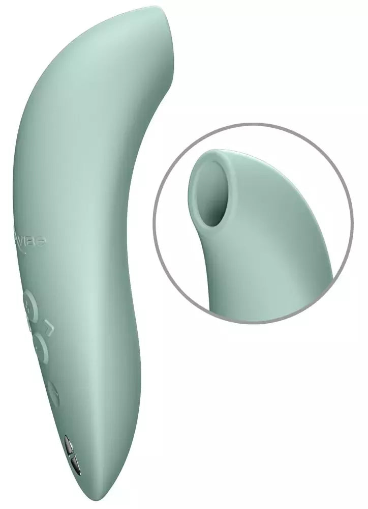 We-Vibe Melt 2 Sage intymus oro impulsų prietaisas, 12 intensyvumo lygių, atsparus vandeniui