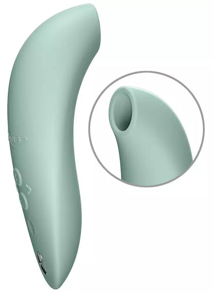We-Vibe Melt 2 Sage intymus oro impulsų prietaisas, 12 intensyvumo lygių, atsparus vandeniui