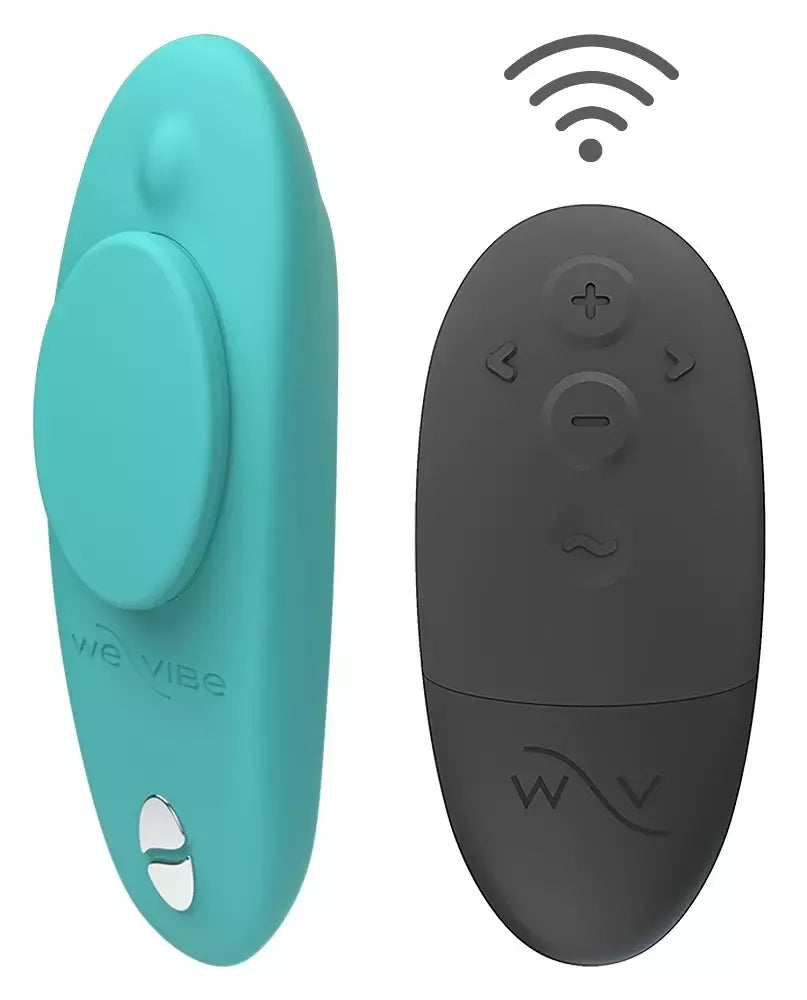 We-Vibe Moxie+ Aqua diskretiškas nešiojamas vibro-kiaušinis su nuotolinio valdymo pulteliu ir programėle