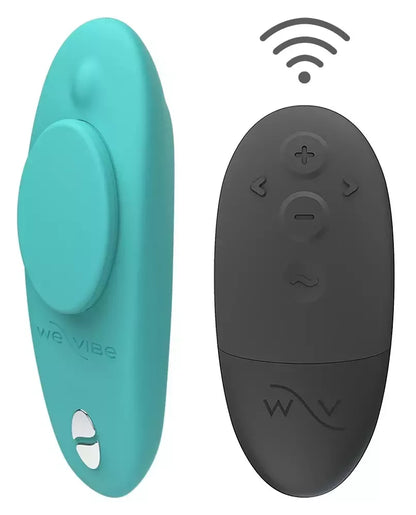 We-Vibe Moxie+ Aqua diskretiškas nešiojamas vibro-kiaušinis su nuotolinio valdymo pulteliu ir programėle