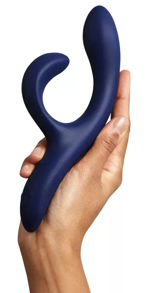 We-Vibe Nova 2 Midnight Blue dvigubos stimuliacijos prietaisas, lankstus, valdomas programėle