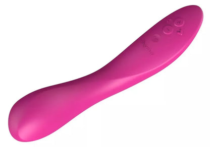 We-Vibe Rave 2 Fuchsia išmanusis dviejų variklių lankstus silikoninis įrenginys