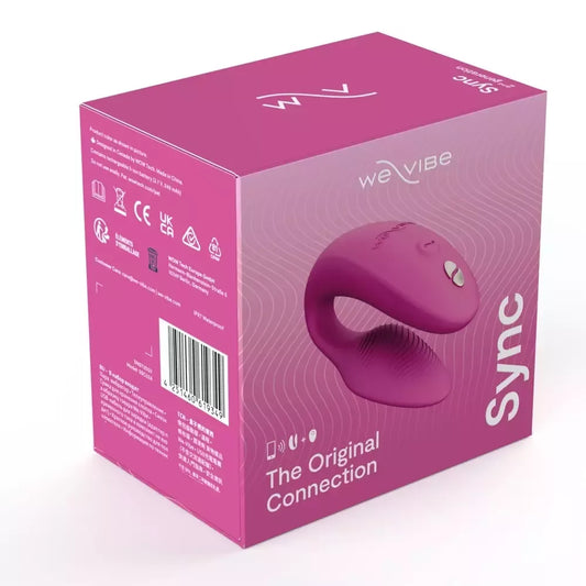 We-Vibe Sync 2 Pink – lankstus silikoninis porų vibratorius, valdomas programėle