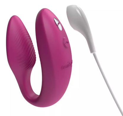 We-Vibe Sync 2 Pink – lankstus silikoninis porų vibratorius, valdomas programėle