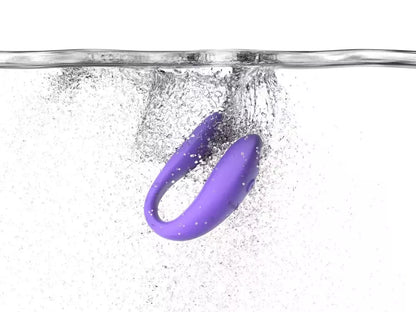 We-Vibe Sync Go Purple – dvigubas nešiojamas vibratorius, valdomas programėle, silikoninis