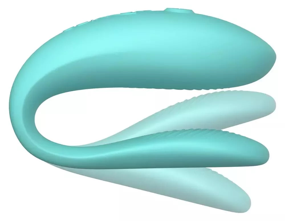 We-Vibe Sync Lite Aqua nešiojamas prietaisas poroms, valdomas programėle, mėlynas