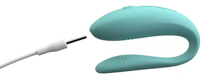 We-Vibe Sync Lite Aqua nešiojamas prietaisas poroms, valdomas programėle, mėlynas