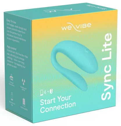 We-Vibe Sync Lite Aqua nešiojamas prietaisas poroms, valdomas programėle, mėlynas